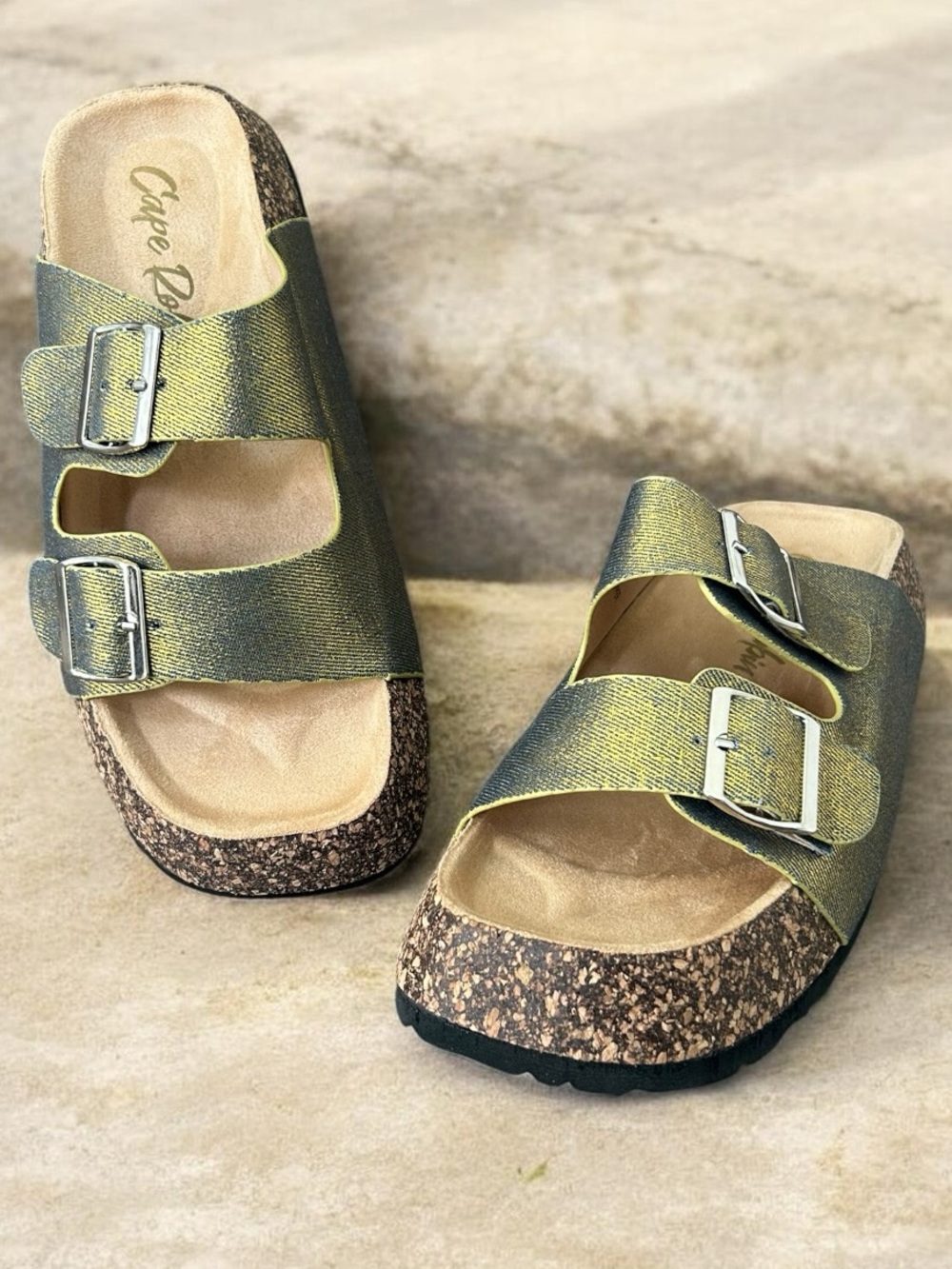 Cape Robbin Alia Gold Sandals